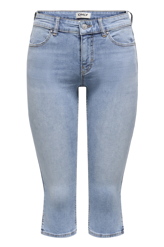 ONLBLUSH MW SLIT CAPRI DNM PIM NOOS 15344812 LIGHT BLUE DENIM